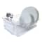 Kitchen Details White 3-Piece Chrome Dish Rack Set